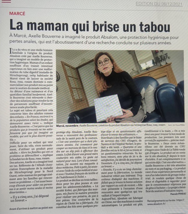 Courrier de l'Ouest incontinence anale